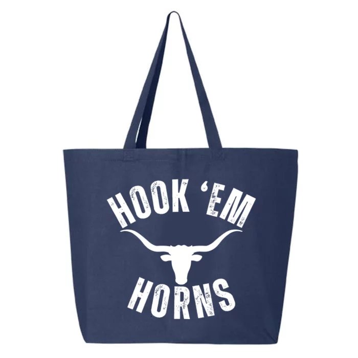 Hook Em Horns Texas State Longhorns 25L Jumbo Tote