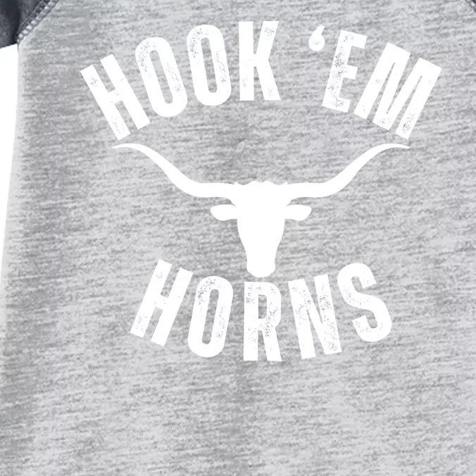 Hook Em Horns Texas State Longhorns Infant Baby Jersey Bodysuit