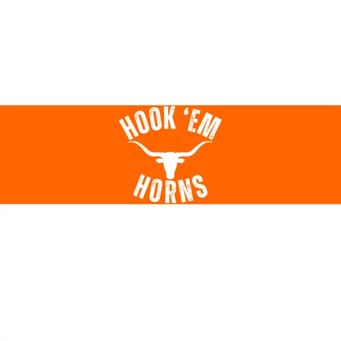 Hook Em Horns Texas State Longhorns Bumper Sticker