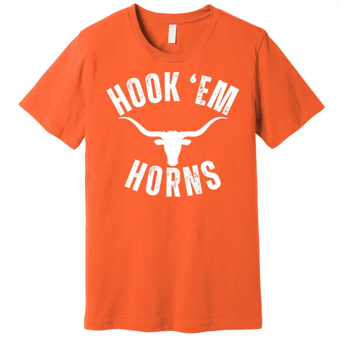 Hook Em Horns Texas State Longhorns Premium T-Shirt