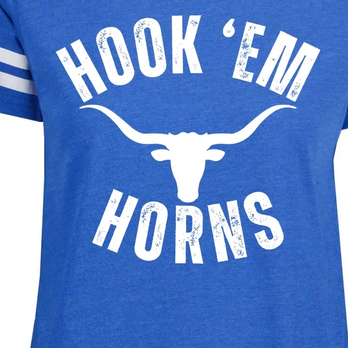 Hook Em Horns Texas State Longhorns Enza Ladies Jersey Football T-Shirt