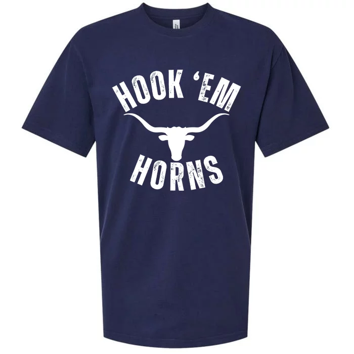 Hook Em Horns Texas State Longhorns Sueded Cloud Jersey T-Shirt