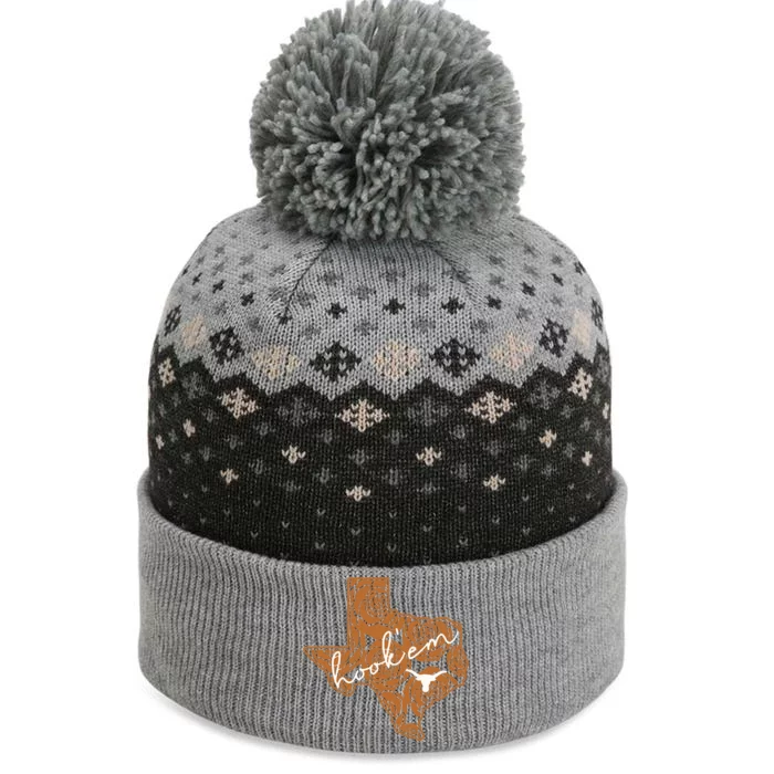 Hook Em The Baniff Cuffed Pom Beanie