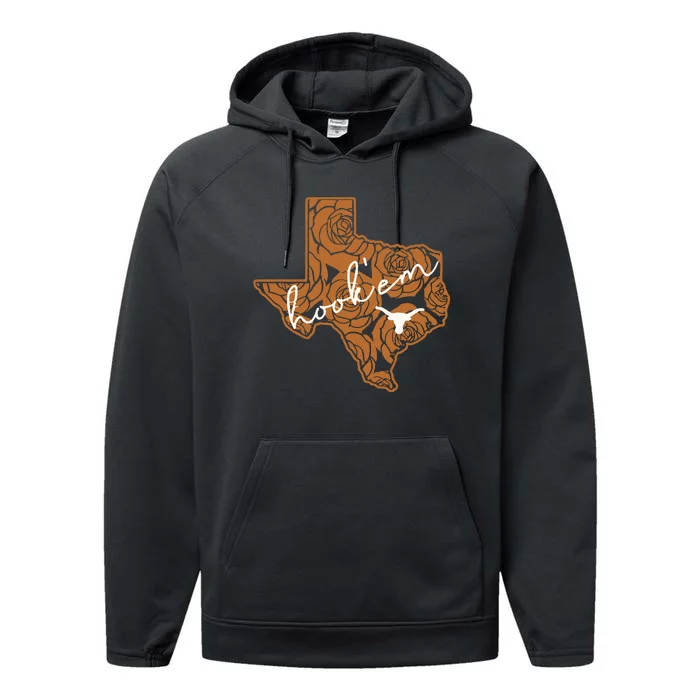 Hook Em Performance Fleece Hoodie