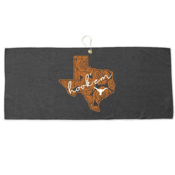 Hook Em Large Microfiber Waffle Golf Towel