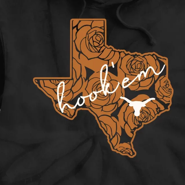 Hook Em Tie Dye Hoodie