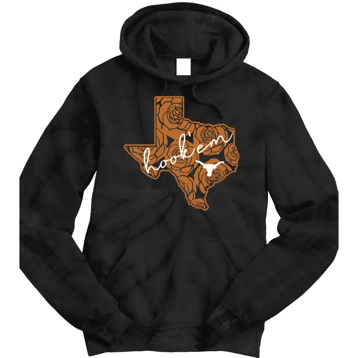 Hook Em Tie Dye Hoodie