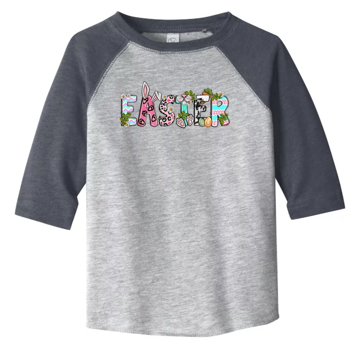 Happy Easter Toddler Fine Jersey T-Shirt