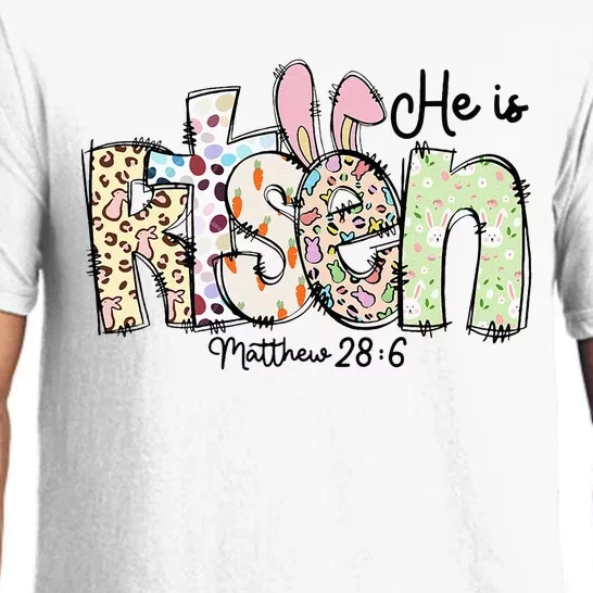 Happy Easter He Is Risen Jesus Christian Pajama Set