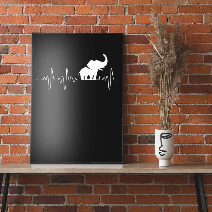 Heartbeat Elephant Poster