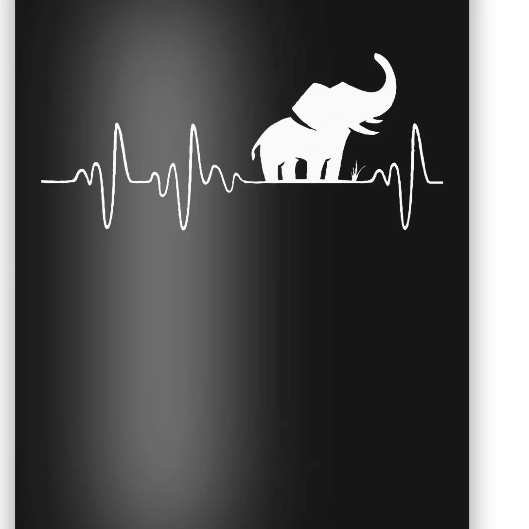 Heartbeat Elephant Poster