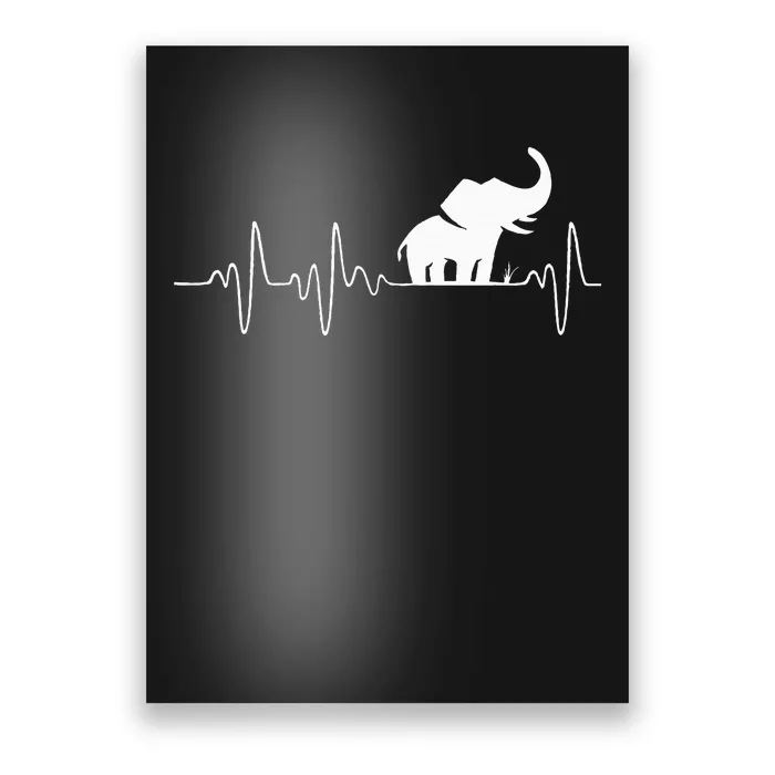 Heartbeat Elephant Poster