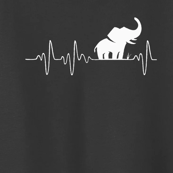 Heartbeat Elephant Toddler T-Shirt