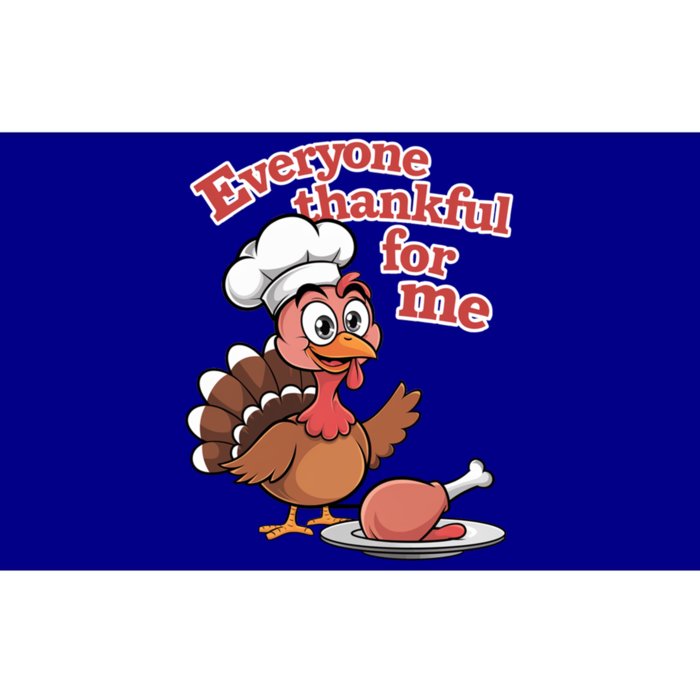 Happy Everyone Is Thankful For Me Happy Turkey Day Costume Gift Bumper Sticker