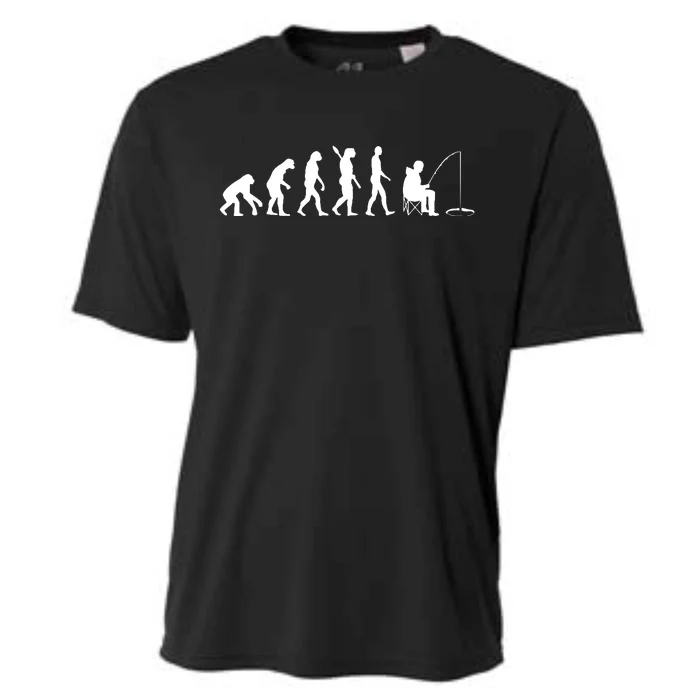 Human Evolution Ice Fishing Cooling Performance Crew T-Shirt