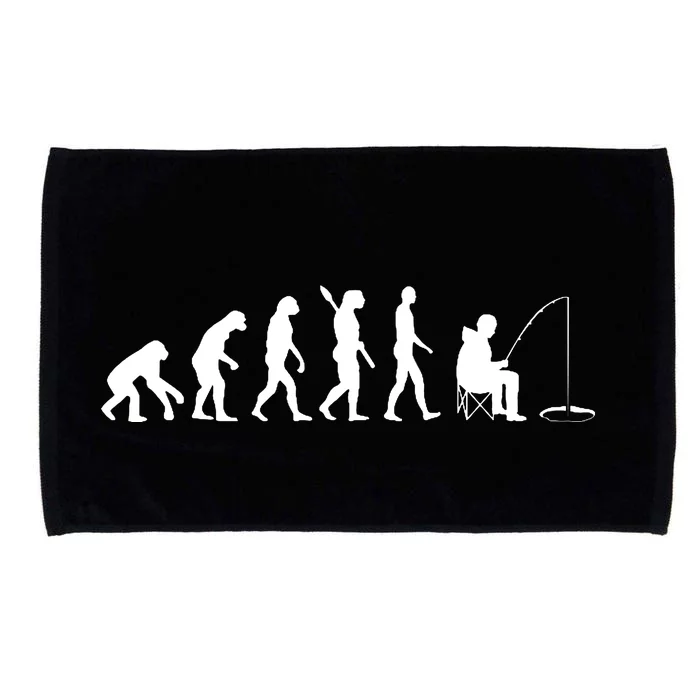 Human Evolution Ice Fishing Microfiber Hand Towel