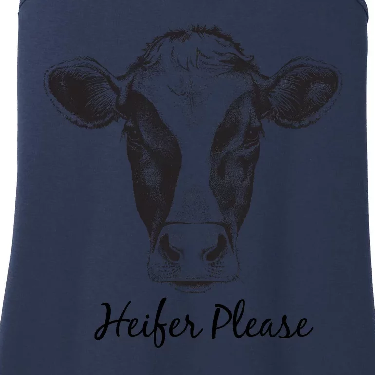 Heifer Please Funny Cow Ladies Essential Tank