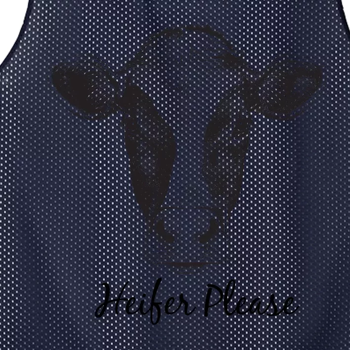 Heifer Please Funny Cow Mesh Reversible Basketball Jersey Tank