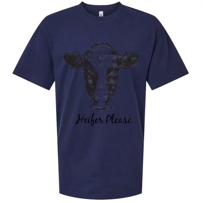 Heifer Please Funny Cow Sueded Cloud Jersey T-Shirt