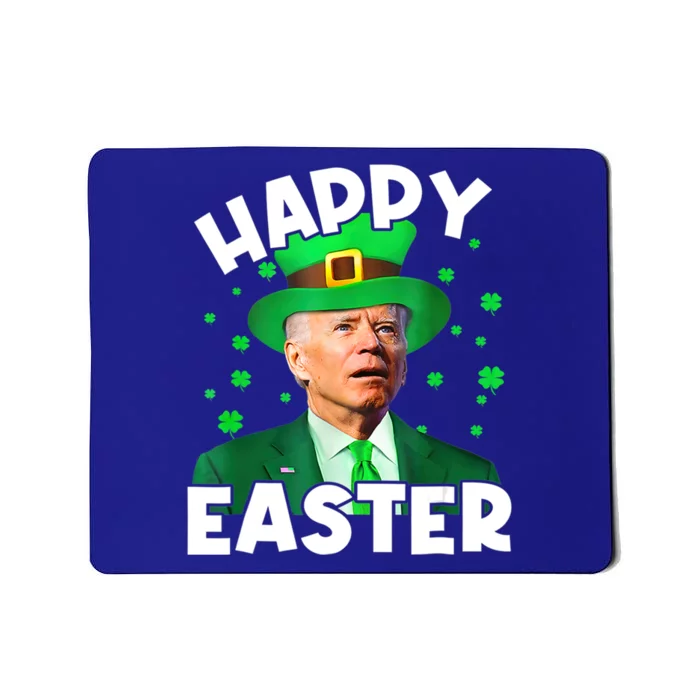 Happy Easter Joe Biden St Patricks Day Leprechaun Confused Funny Gift Mousepad