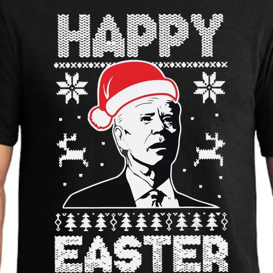 Happy Easter Joe Biden Funny Confused Joe Biden Ugly Christmas Pajama Set