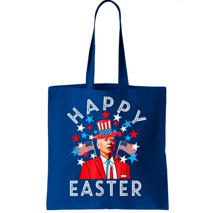 Happy Easter Joe Biden 4th Of July Memorial Independence Day Funny Gift Tote Bag