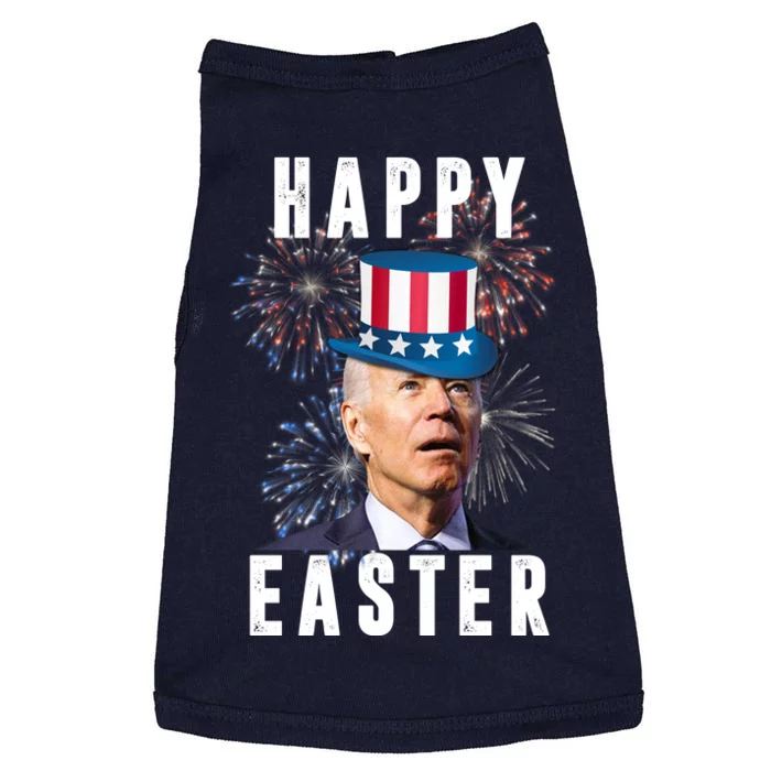 Happy Easter Joe Biden Funny 4th Of July Doggie Tank