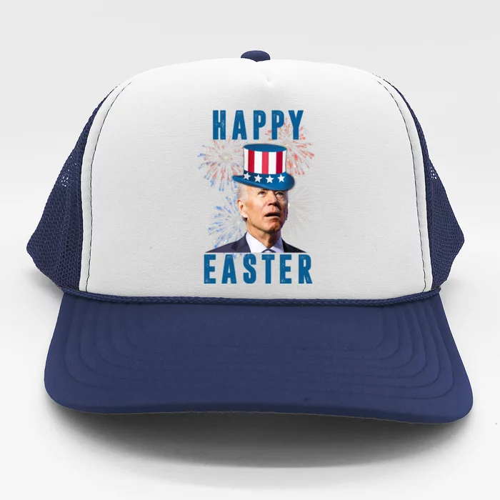 Happy Easter Joe Biden Funny 4th Of July Trucker Hat