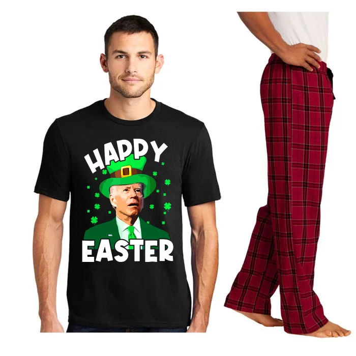 Happy Easter Joe Biden St Patricks Day Leprechaun Confused Pajama Set