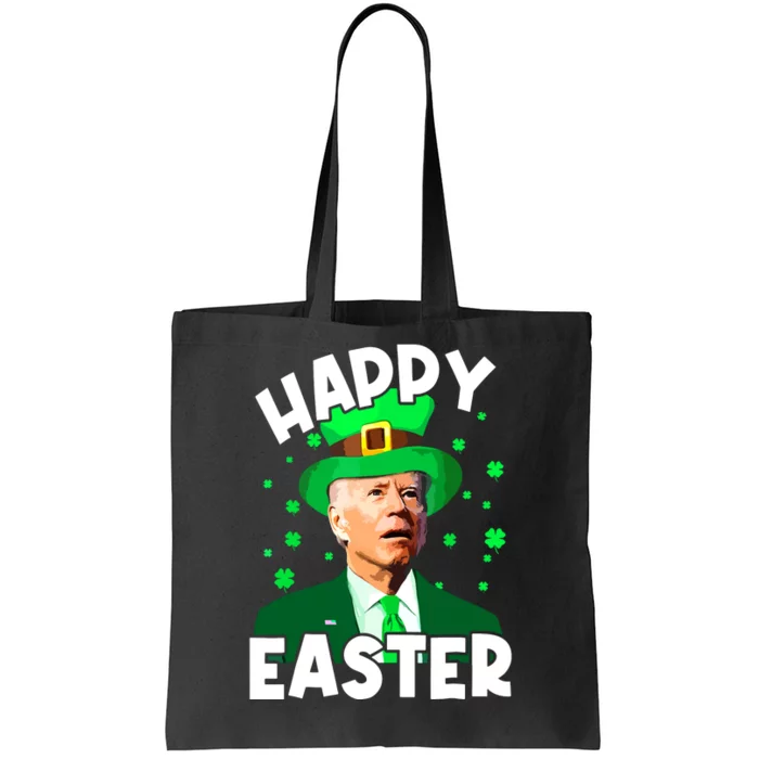 Happy Easter Joe Biden St Patricks Day Leprechaun Confused Tote Bag