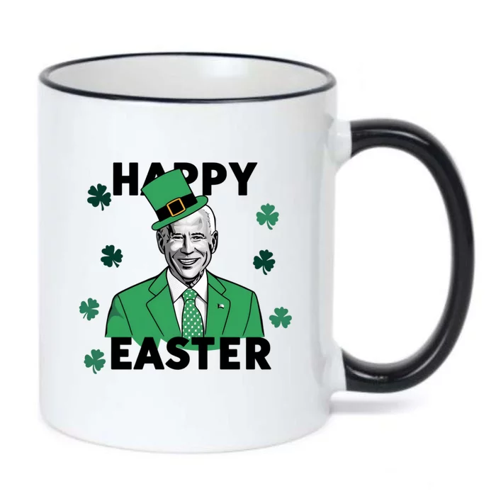 Happy Easter Joe Biden St Patricks Day Leprechaun Confused Meaningful Gift Black Color Changing Mug