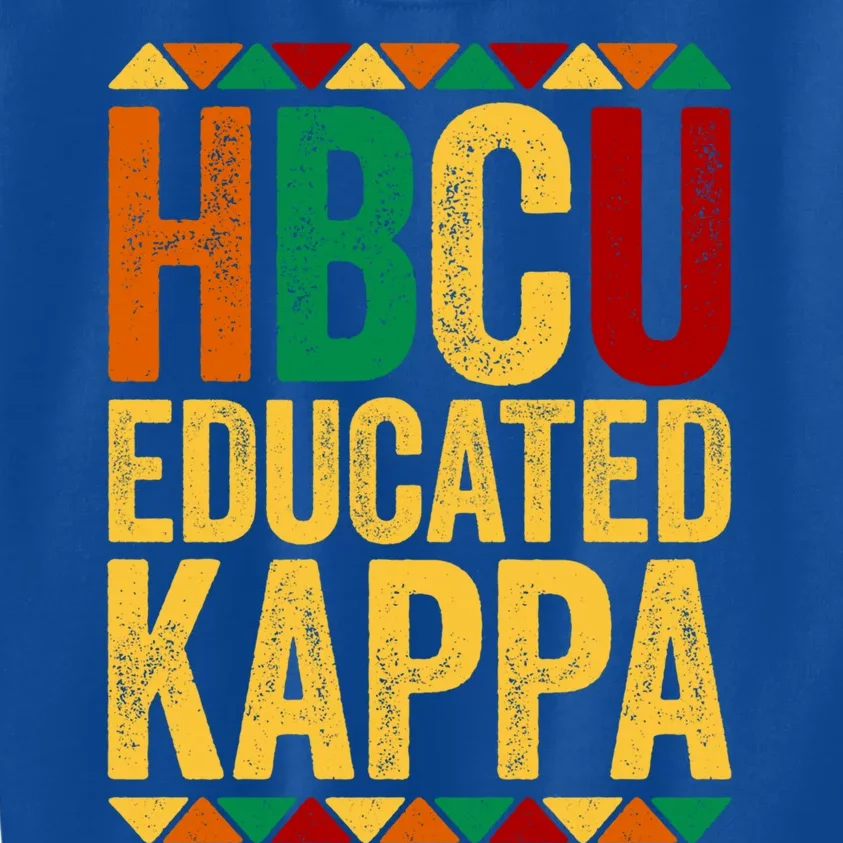 Hbcu Educated Kappa Meaningful Gift Historical Black Gift Kids Sweatshirt