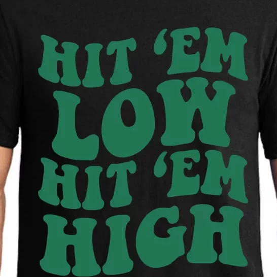 Hit 'Em Low Hit 'Em High Pajama Set