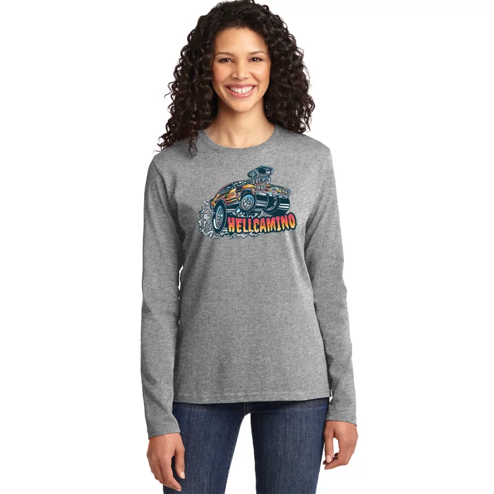 Hellcamino Car Ladies Long Sleeve Shirt