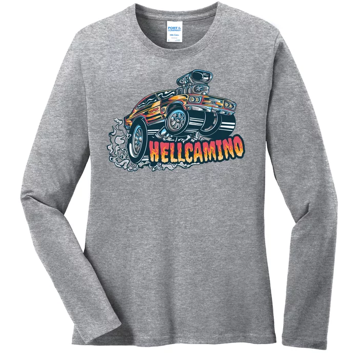 Hellcamino Car Ladies Long Sleeve Shirt