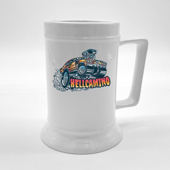 Hellcamino Car Front & Back Beer Stein