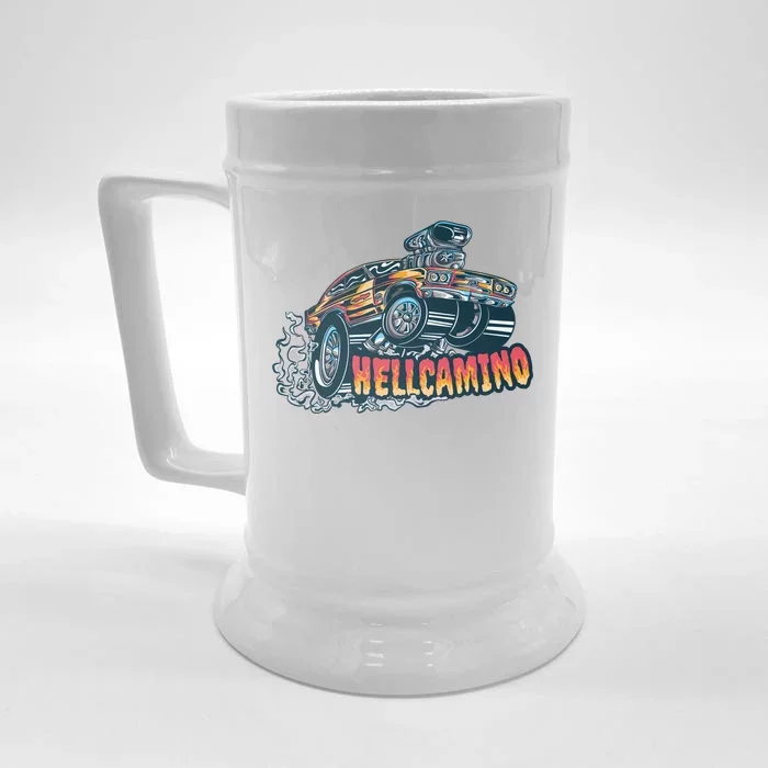 Hellcamino Car Front & Back Beer Stein