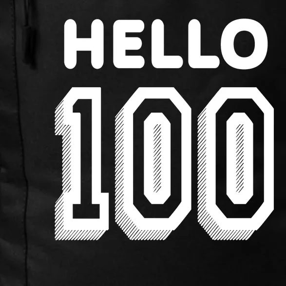 Hello 100 Funny 100th Birthday Daily Commute Backpack