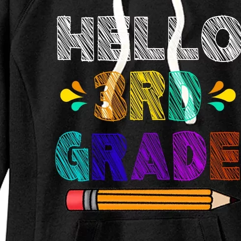 Hello 3rd Grade Women's Fleece Hoodie