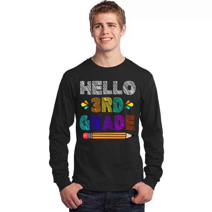 Hello 3rd Grade Tall Long Sleeve T-Shirt