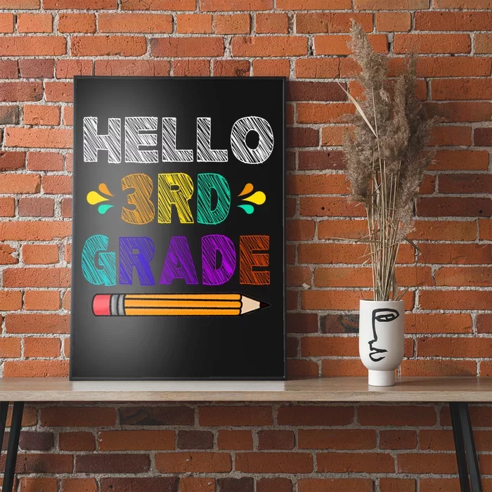 Hello 3rd Grade Poster