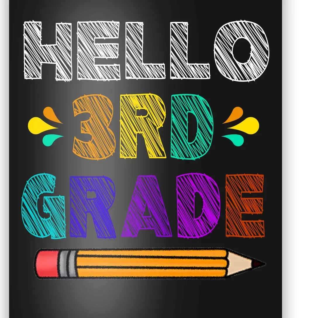 Hello 3rd Grade Poster