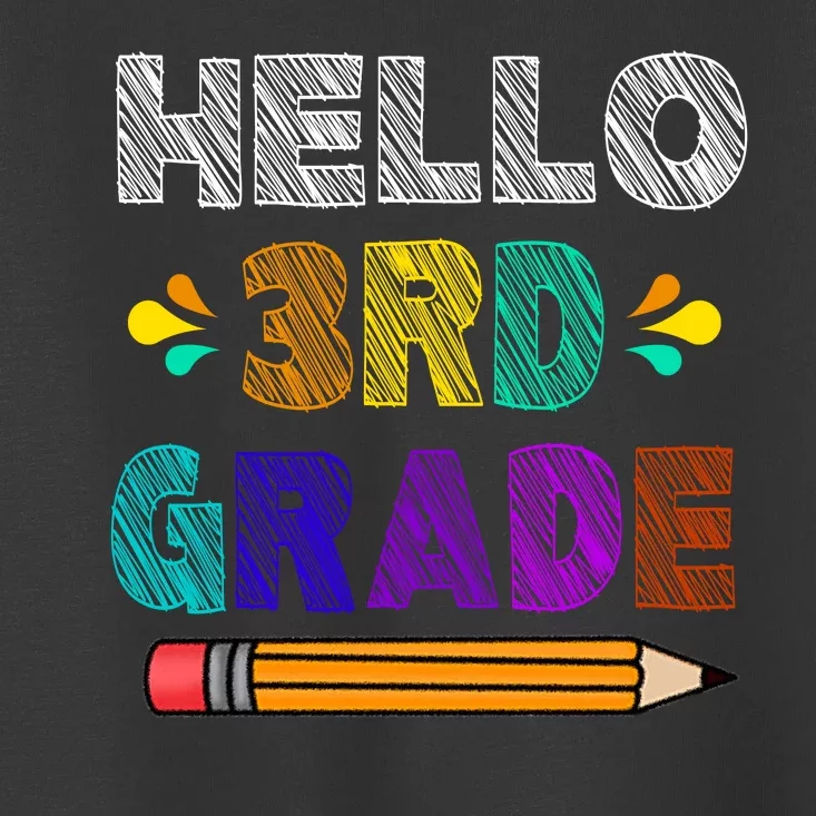 Hello 3rd Grade Toddler T-Shirt