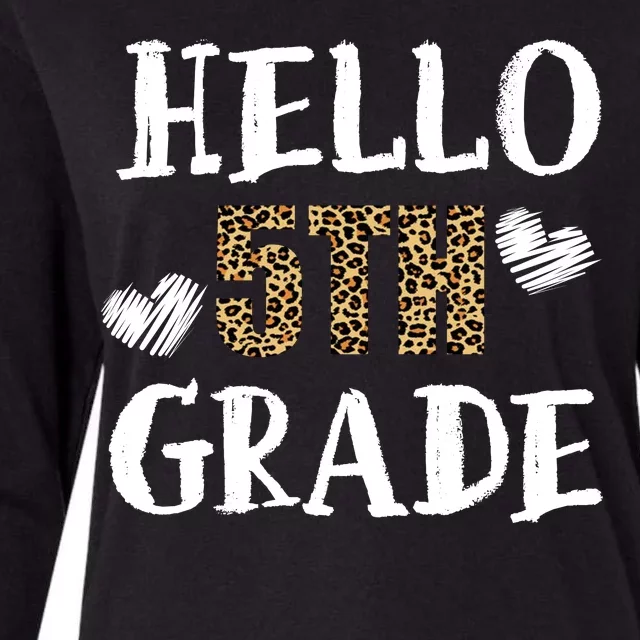 Hello 5th Grade Womens Cotton Relaxed Long Sleeve T-Shirt