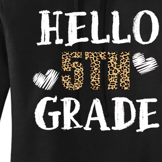 Hello 5th Grade Women's Pullover Hoodie