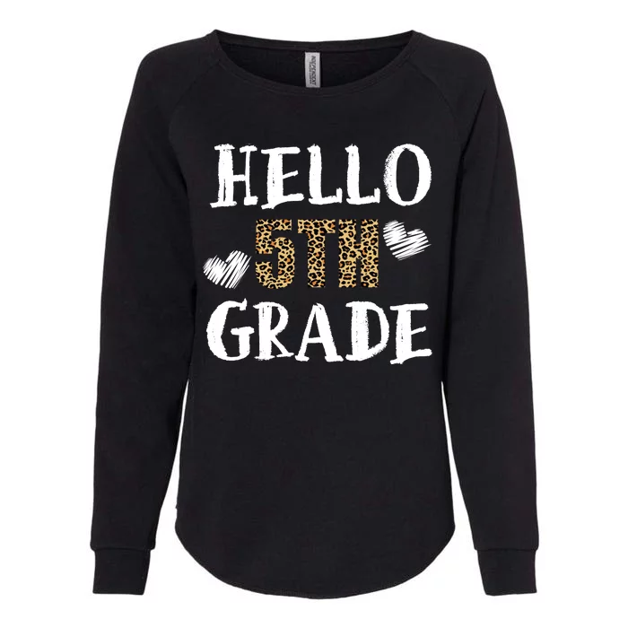 Hello 5th Grade Womens California Wash Sweatshirt