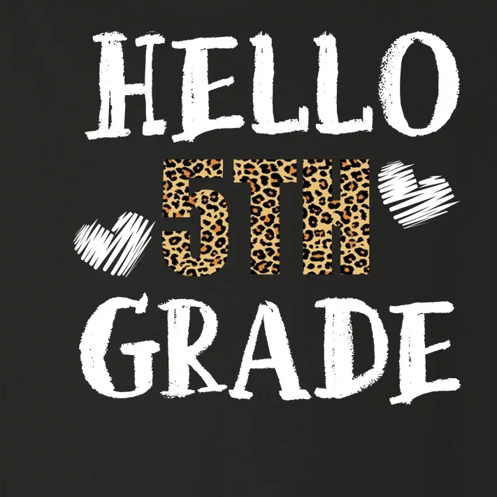 Hello 5th Grade Toddler Long Sleeve Shirt