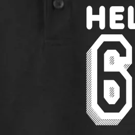 Hello 60 Funny 60th Birthday Dry Zone Grid Performance Polo