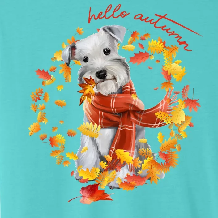 Hello Autumn Cute Dog ChromaSoft Performance T-Shirt