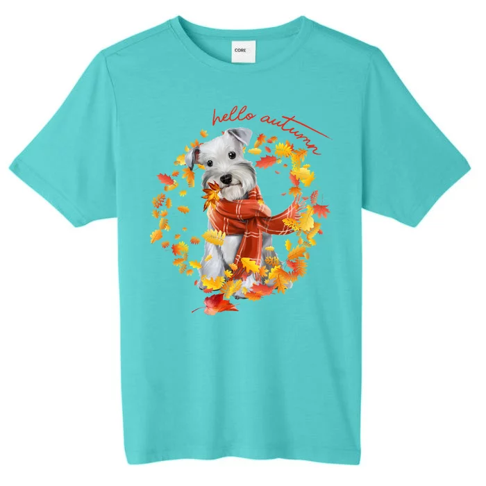 Hello Autumn Cute Dog ChromaSoft Performance T-Shirt